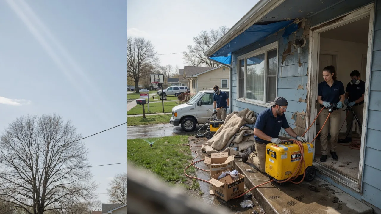 Basement Flood Cleanup in Beach, ND near me